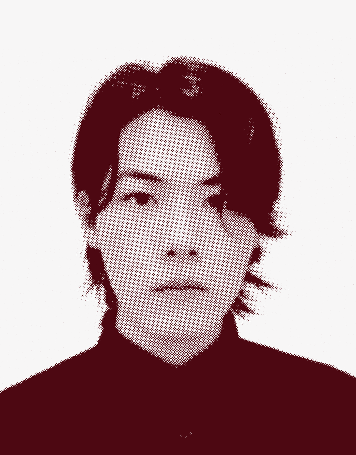 Mason Wong — halftone portrait